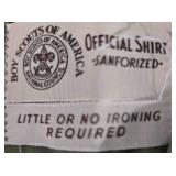 Lot of Vintage Boy Scouts of America Uniform Shirts with Patches