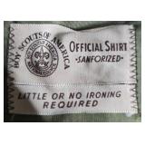 Lot of Vintage Boy Scouts of America Uniform Shirts with Patches