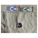 Lot of Vintage Boy Scouts of America Uniform Shirts with Patches