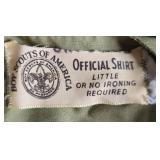 Lot of Vintage Boy Scouts of America Uniform Shirts with Patches