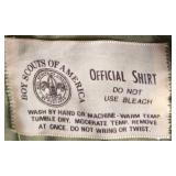Lot of Vintage Boy Scouts of America Uniform Shirts with Patches