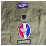 Collection of Vintage Boy Scouts of America Shirts with Patches