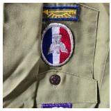 Collection of Vintage Boy Scouts of America Shirts with Patches