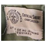 Collection of Vintage Boy Scouts of America Shirts with Patches
