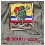 Collection of Vintage Boy Scouts of America Shirts with Patches