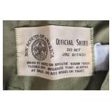 Collection of Vintage Boy Scouts of America Shirts with Patches