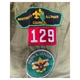 Collection of Vintage Boy Scouts of America Shirts with Patches