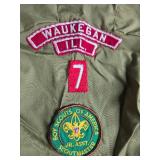 Collection of Vintage Boy Scouts of America Shirts with Patches