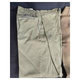 Set of Vintage Military and Boy Scouts Uniform Trousers
