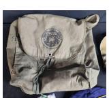 Vintage Boy Scout Cap and Gear Collection with Trail Camper Bag