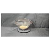 Kitchen Appliance Lot: Black & Decker Handy Steamer, Presto PowerPop Popcorn Maker, Beverage Dispenser, and Plate