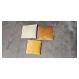 Collection of Throw Pillows, Backrest Pillow, and Reversible Bar Stool Covers