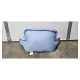 Collection of Throw Pillows, Backrest Pillow, and Reversible Bar Stool Covers