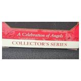 Set of 4 Hallmark Keepsake Celebration of Angels Ornaments with Boxes and Extra Angel Figurine