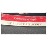 Set of 4 Hallmark Keepsake Celebration of Angels Ornaments with Boxes and Extra Angel Figurine