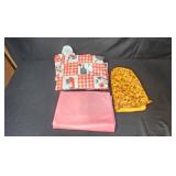 Assorted Tablecloths and Decorative Linens Collection