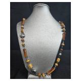 Set of 2 Beaded Necklaces and 3 Pairs of Earrings - display not inc