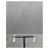 Set of 2 Beaded Necklaces and 3 Pairs of Earrings - display not inc