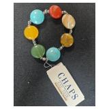 CHAPS Semi-Precious Accents Stretch Bead Bracelet