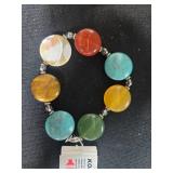 CHAPS Semi-Precious Accents Stretch Bead Bracelet