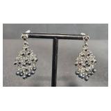 2 Jewelry Sets: Silver-Tone Beaded Necklace and Earrings, Charles Klein Beaded Necklace and Earrings - display not inc