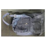 Assorted Bag and Accessory Lot with Panama Cap, Sunglasses, Wallet w Box and Embroidered Tote