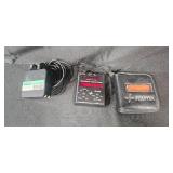 Mixed Lot of Vintage Radios, Scanners, Power Supplies, and Clip-On Lamps