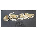 Mixed Lot of Vintage Radios, Scanners, Power Supplies, and Clip-On Lamps