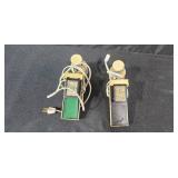 Mixed Lot of Vintage Radios, Scanners, Power Supplies, and Clip-On Lamps