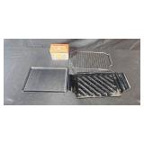 Collection of Kitchenware Items Including Glass Cutting Boards, Mixing Bowls, and Storage Containers