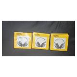 Lot of Bilsom Warrior Ear Muffs with Teal Cups and Bonus Headband