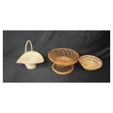 Collection of Assorted Woven Baskets