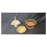 Collection of Assorted Woven Baskets