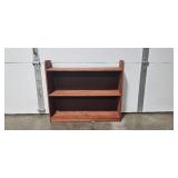 Wooden 2-Shelf Display Unit with 27 Assorted Cassette Tapes