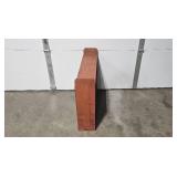 Wooden 2-Shelf Display Unit with 27 Assorted Cassette Tapes