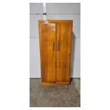 Wooden Storage Cabinet with Shelves 64x30x13 Inches
