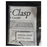 Misc Jewelry Lot with Scarf Clips/Clasps, Stud Earrings, and Charms