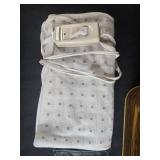Vintage Metal Heating Pad Set with Tin Case