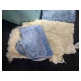 Laundry Basket with Assorted Towels and Lint Roller