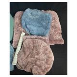 Laundry Basket with Assorted Towels and Lint Roller