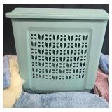 Laundry Basket with Assorted Towels and Lint Roller