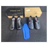Set of 2 SAS Tripad Comfort Slip-On Shoes with Insoles and Boxes - Size 9W