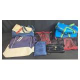Assorted Tote, Duffel, and Handbag Collection including Fossil and eBags