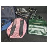 Collection of Travel Bags and Handbags including Samsonite, GBags, and Giani Bernini