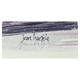 Jean Haefele Signed Limited Edition Print Lunch Box Framed 18x22