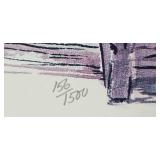 Jean Haefele Signed Limited Edition Print Lunch Box Framed 18x22