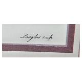 Pair of Framed Floral Prints - Balaz Signed and Vintage Botanical