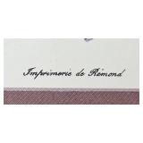 Pair of Framed Floral Prints - Balaz Signed and Vintage Botanical