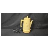 Collection of 4 Vintage Coffee Percolators and Carafe - Farberware, Kenmore, and More