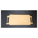 Anchor Hocking Essex Glasses and Wooden Serving Tray Set